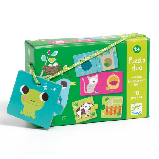 Puzzle duo Habitat, Djeco - Imagine 1 [ps:f68043d8-d230-41cb-9047-47498948ab9a]