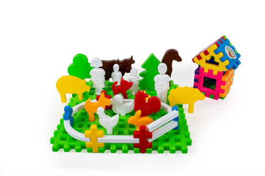 Set Fermă 4 Viva Toys - Jucărie de Construcție Educativă - Default Title (1) [ps:d9f355c5-14cc-45de-a85d-442135b84fd2]