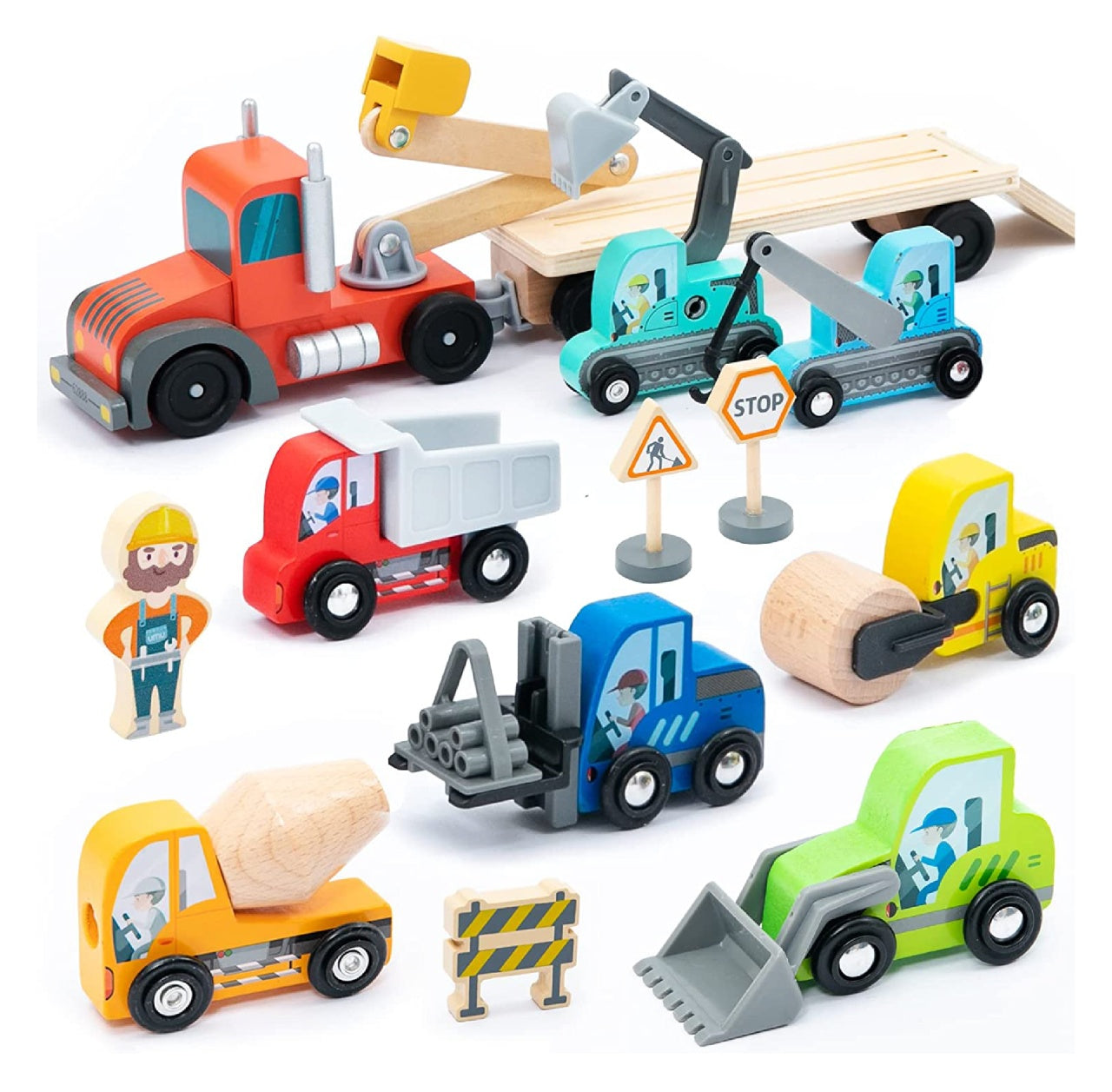 Set mare de vehicule pentru constructii, UMU Toys - Imagine 1 [ps:0a496373-1531-4836-8725-bb1794a773c0]