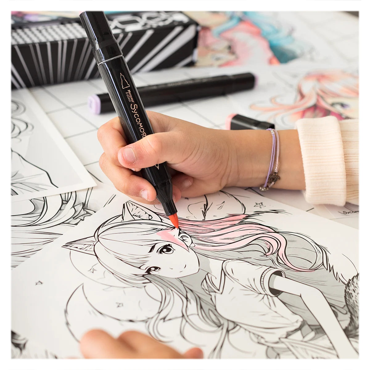 Atelier Creativ Manga Kemonomimi Sycomore - Set Desen - Default Title (1) [ps:85a8282a-57e0-4d7b-92fd-3dadde4f5aa8]
