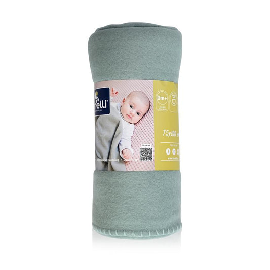 Patura Polar Lorelli Grey Star, 75x100 cm - Gri - Verde Stelute (1) [ps:89b9d0b7-d36f-4964-855c-e9a8a2a73cf2]