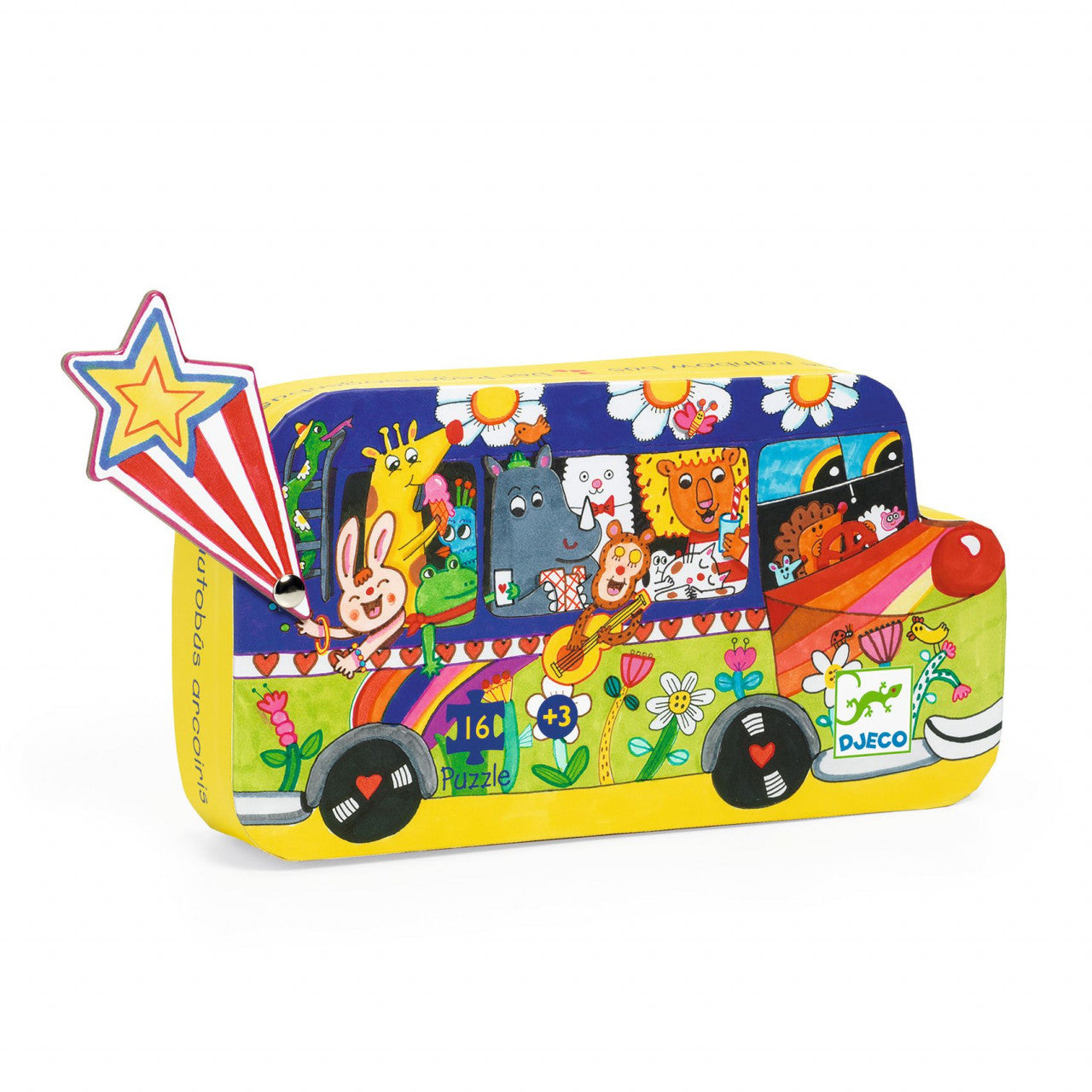 Puzzle Autobuzul copilariei, Djeco - Imagine 1 [ps:ec67d211-0298-4278-a309-839fea349534]