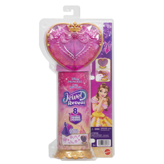 DISNEY PRINCESS JEWEL REVEAL PAPUSA BELLE Mattel - Imagine 1