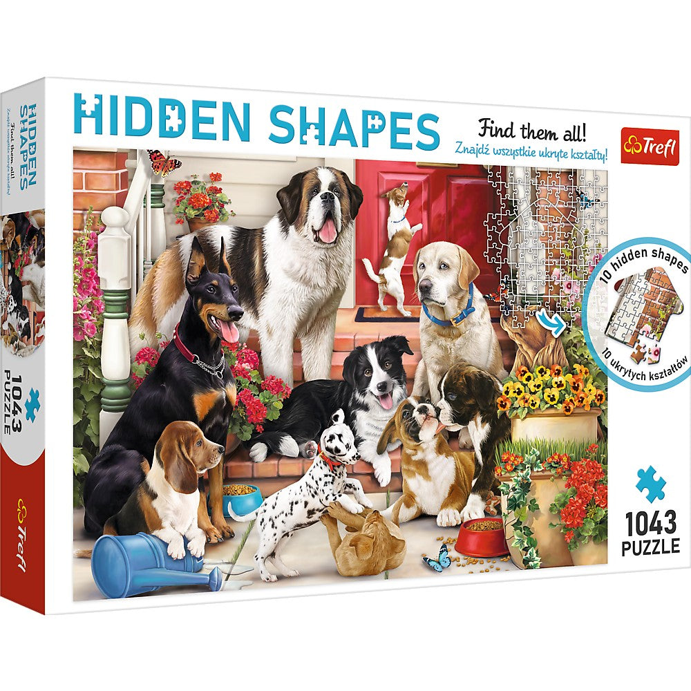 PUZZLE TREFL 1000 FORME ASCUNSE CATELUSII DRAGUTI - Imagine 1 [ps:a5e8244e-0e1f-4911-a470-6ed424120f50]