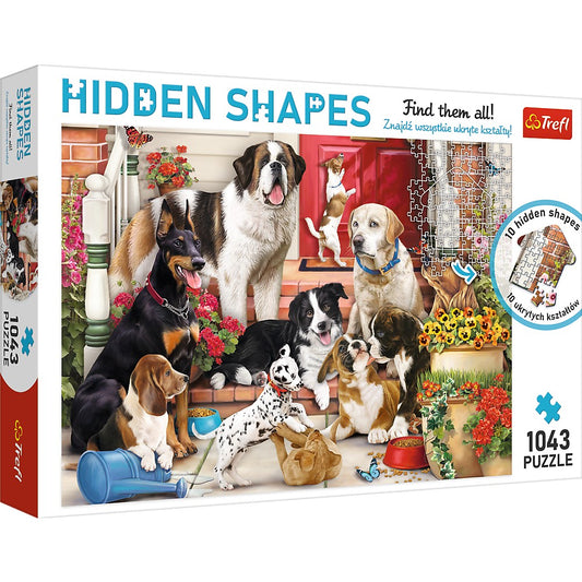 PUZZLE TREFL 1000 FORME ASCUNSE CATELUSII DRAGUTI - Imagine 1 [ps:a5e8244e-0e1f-4911-a470-6ed424120f50]