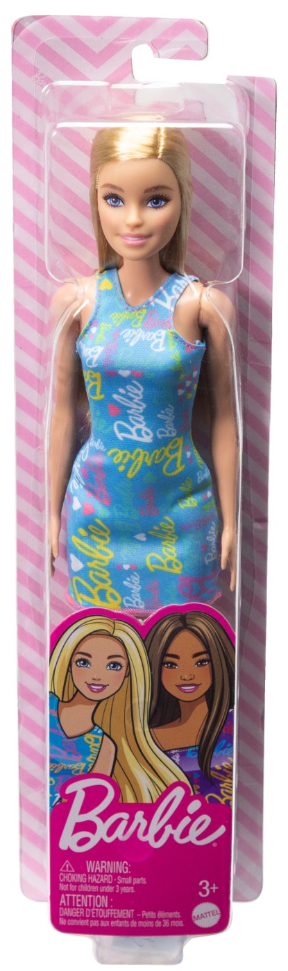 PAPUSA BARBIE BLONDA CU ROCHITA ALBASTRA Mattel - Imagine 1 [ps:1d46973e-f245-4db3-b97d-71db3b3e299d]