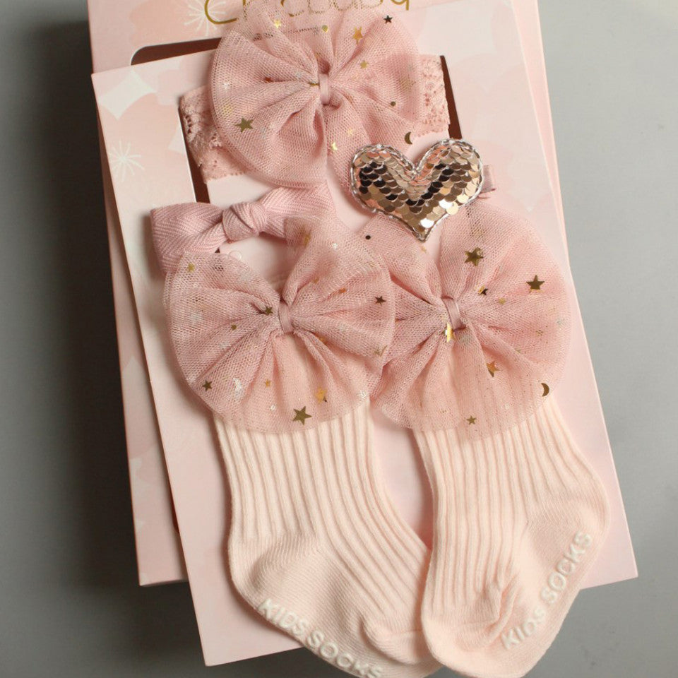 Set 4 piese - sosete cu accesorii Drool (Model: F) - Imagine 1