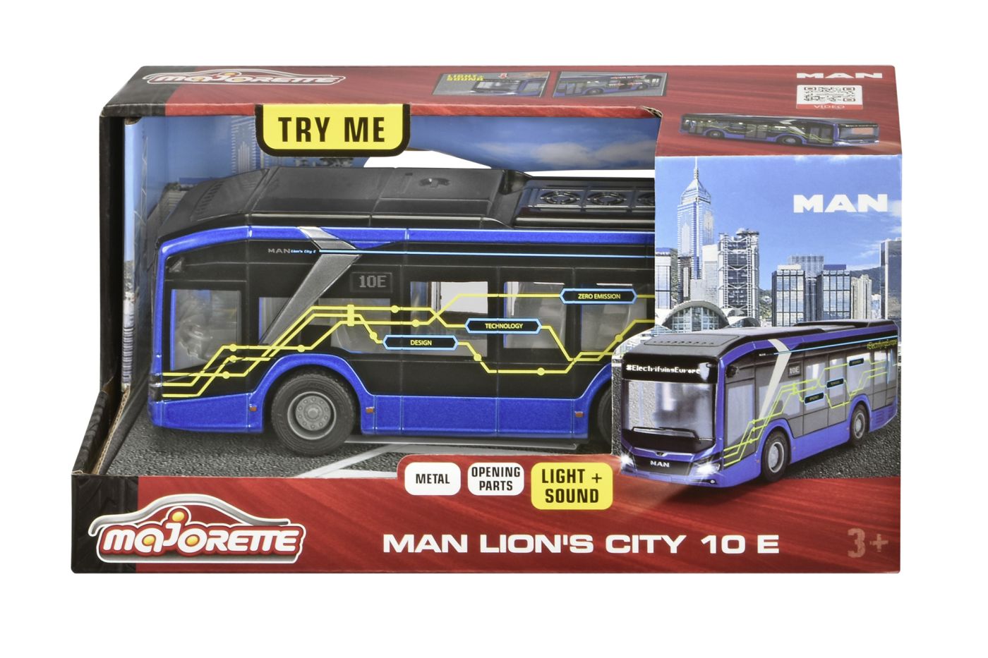 MAJORETTE AUTOBUZ ELECTRIC MAN LION S CITY 10E 22CM Simba - Imagine 1 [ps:bfd91c5c-8c43-488e-a86c-11fb1b88f2ce]