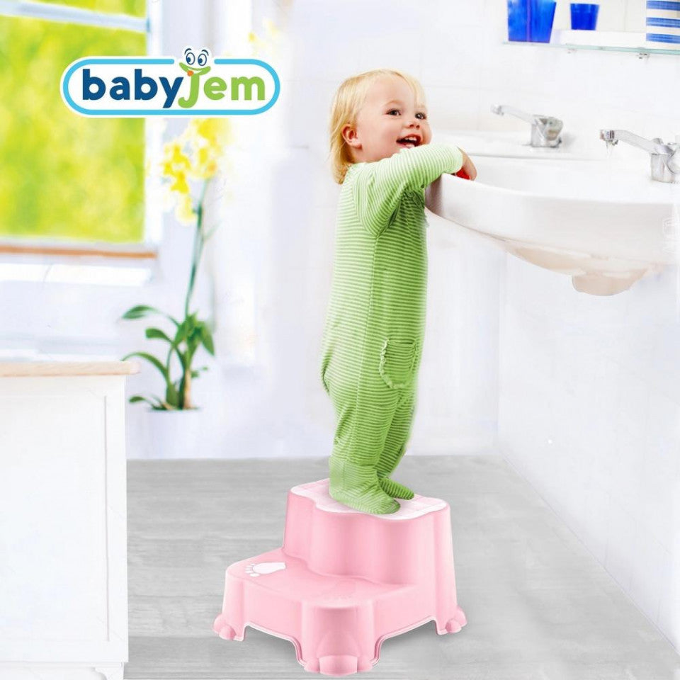 Inaltator cu doua trepte Step Stool BabyJem (Culoare: Verde) - Verde
