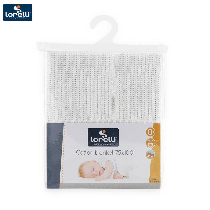 Păturică Croșetată Bumbac Lorelli, 75x100 cm, Albă - Alb (1) [ps:eb65991a-0f7f-4dd1-b854-ba2df968e4db]