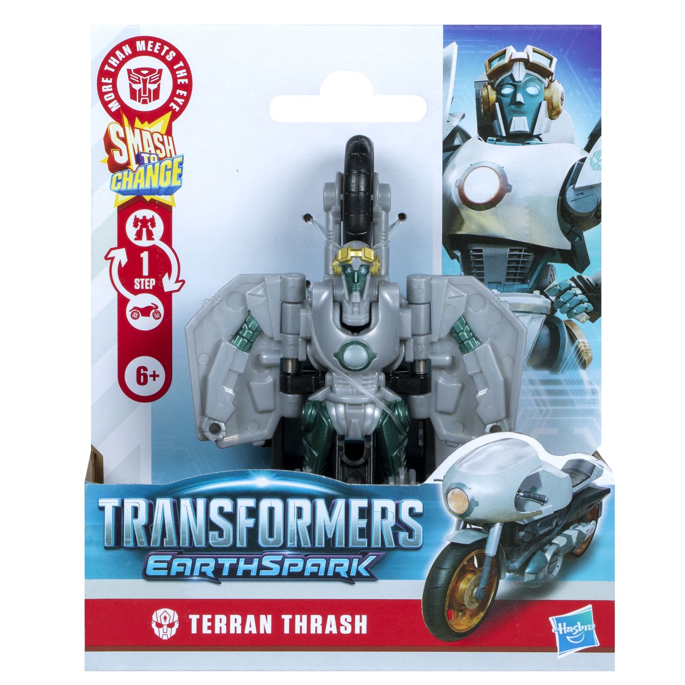 TRANSFORMERS EARTHSPARK FIGURINA TERRAN THRASH 1 STEP - Imagine 1 [ps:7840289c-e519-4c0a-8eeb-6cb6b6dc221b]