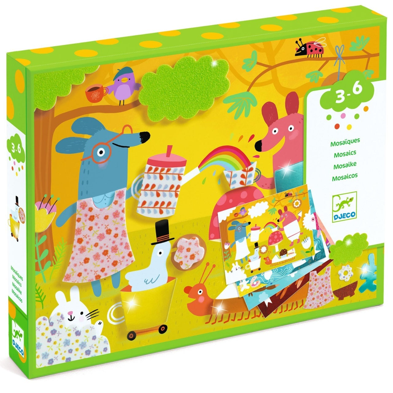 Atelier creativ Colaj cu spumă autoadeziva, Djeco - Imagine 1 [ps:338b736d-aee7-4a86-9c4c-b1522a630a83]