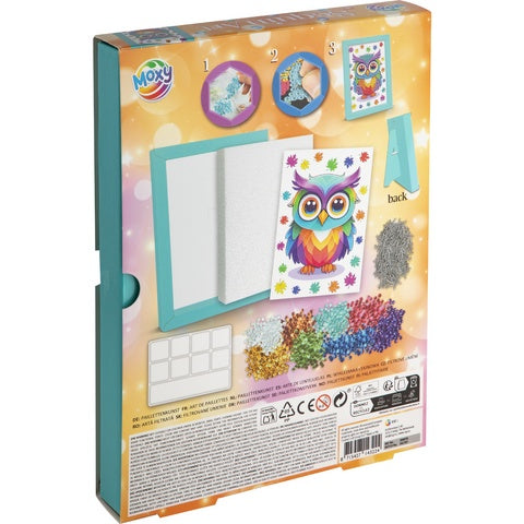 Set Creativ DIY Tablou cu Paiete Bufniță Moxy - Default Title (1) [ps:cb549b9c-41db-4b89-9495-e99fe923f883]