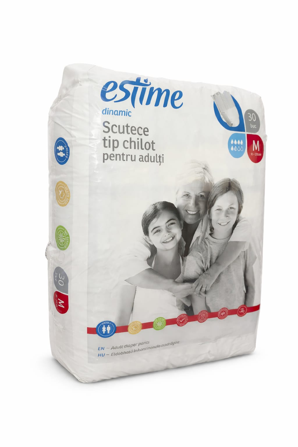ESTIME Dinamic, scutece pentru adulti, M, 30 buc - Imagine 1 [ps:d6946875-7ac5-4462-accc-c7d1fe27f595]