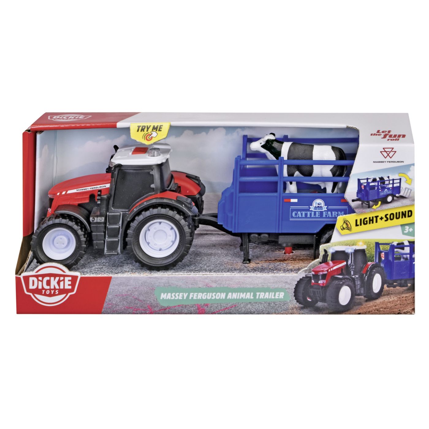 DICKIE MASSEY FERGUSON TRACTOR SI REMORCA CU SUNETE SI - Imagine 1 [ps:bb36a6e0-6d75-477e-86c1-8bac40101c8d]