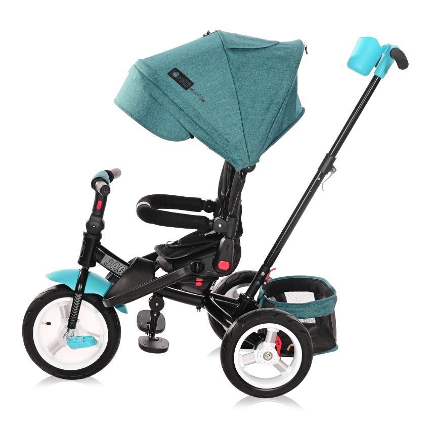 Tricicletă 4in1 Lorelli Jaguar Air, Roți Mari, Red & Black - Verde (1) [ps:588674a2-612a-414d-a722-13082ff7b5ff]