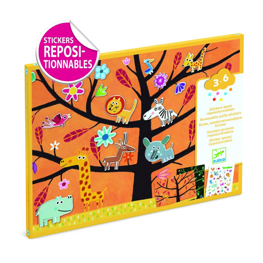 Abtibilduri repozitionabile cu animale, Djeco - Imagine 1 [ps:997509ae-de7b-4a5a-b5fe-c06bd93667e9]