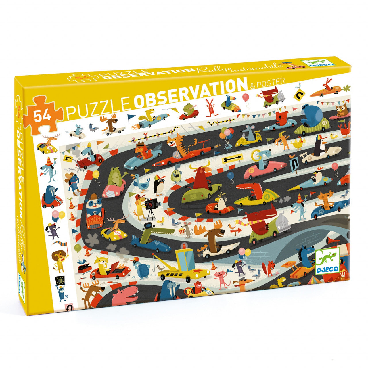 Puzzle observatie Raliul masinilor, Djeco - Imagine 1 [ps:7e280aa5-2ebe-48ef-b20f-dd6d35ad9b3a]
