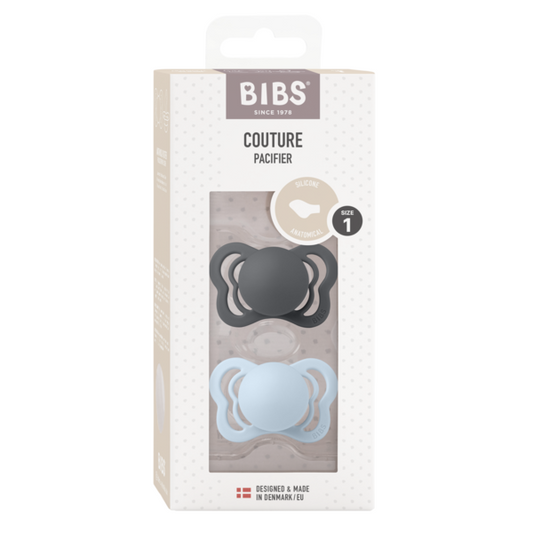 Set 2 Suzete BIBS Couture Silicon, Anatomice, 6 luni - - Bleu (1) [ps:c065a18e-8d94-43ed-9541-c33c3269f3c6]