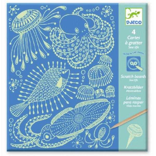 Joc creativ de razuit planse fluorescente In adancul - Imagine 1 [ps:e61bc3a6-0d16-4781-b968-beea6c6517e1]