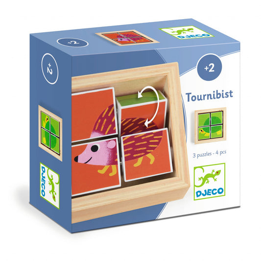 Puzzle forme rotative Tournibist, Djeco - Imagine 1 [ps:b40b0988-f5c6-4c67-8b3a-d0d85e09eada]