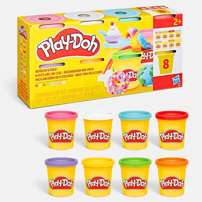 Plastilină Colorată Jumbo, Set 8 Bucăți - Jucărie Modelaj - Default Title (1) [ps:01ae53ff-d29a-4dc0-870f-401d300d6f3c]