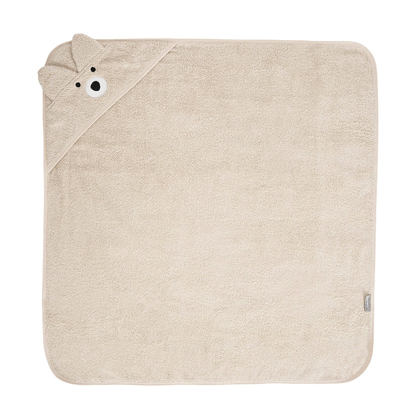 Prosop Baie Bebe cu Glugă Lorelli, Bumbac, Alb, 90x90 cm - Soft Beige (1) [ps:0be0b13b-94bd-40f9-8d4a-0d3a19684b55]