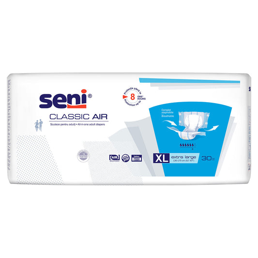 SENI Classic Air, scutece pentru adulti, XL, 30 buc - Imagine 1 [ps:e9e23cf1-9f80-4f5f-95a3-544450a0810a]