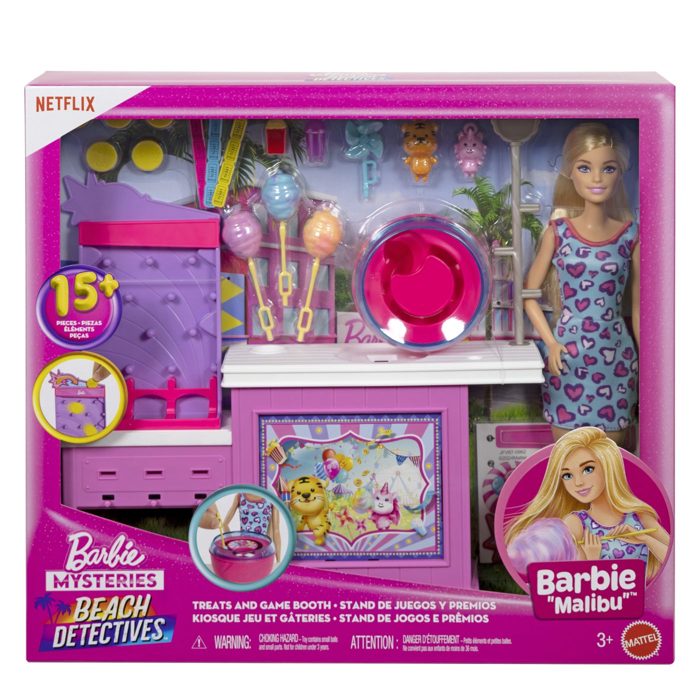 BARBIE MYSTERIES DETECTIVI PE PLAJA SET CABINA DE JOCURI - Imagine 1 [ps:c002e0e8-432f-4541-97d2-c66fcccbdce5]