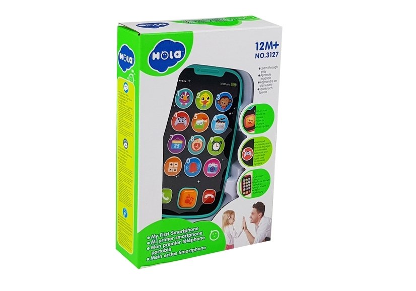 PRIMUL MEU TELEFON SMART VERDE CU MUZICA SI LUMINI - Imagine 1 [ps:22c187fa-80c8-4dfa-8002-ee02f96c088b]