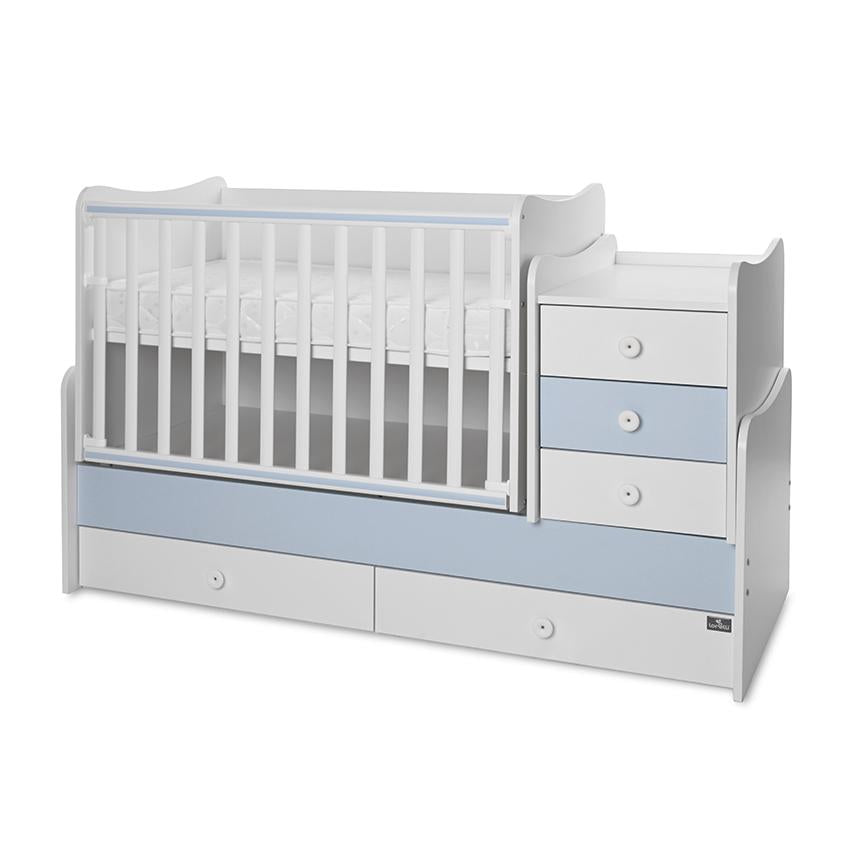 Mobilier Multifuncțional Lorelli Maxi Plus, Trio White Oak - White Baby Blue (1) [ps:14cb9bd3-4019-4e06-829b-66bae83ad8b3]