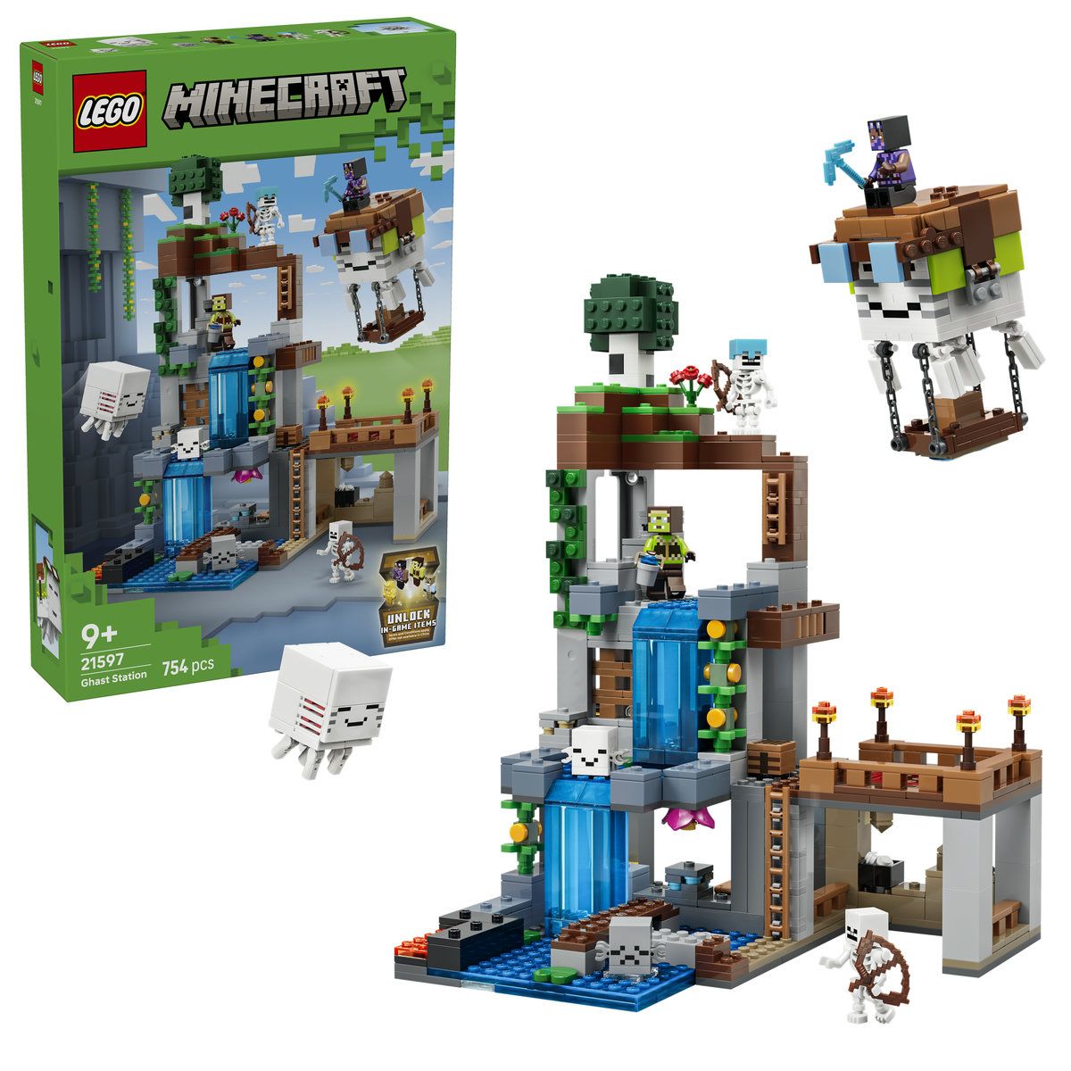 LEGO Minecraft Stație de Mobi Ghast 21597 | Set Construcție - Default Title (1) [ps:a12629be-19db-4242-a8ff-645267c80997]