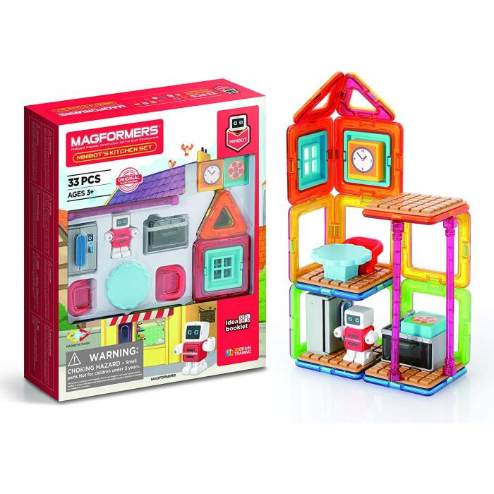 Set de construit Magformers- Bucatarie, 33 piese Clicstoys - Imagine 1 [ps:e8854922-cc26-49cd-a1e9-4166695fa027]