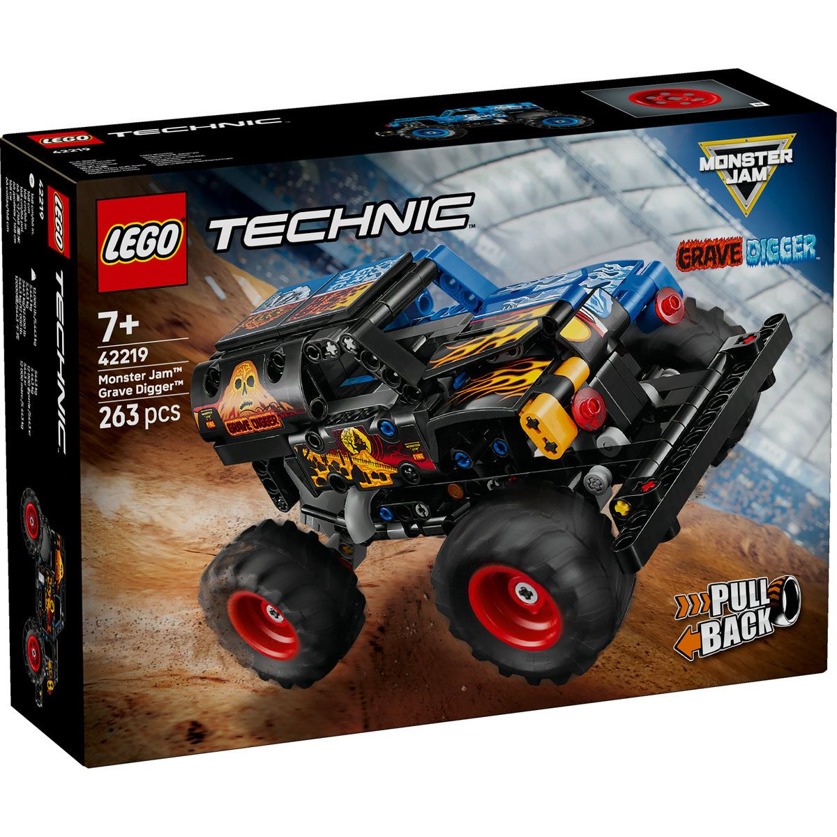 LEGO TECHNIC MONSTER JAM GRAVE DIGGER FOC SI GHEATA 42219 - Imagine 1 [ps:201928d6-584f-48bb-b157-ca17b4ce7224]