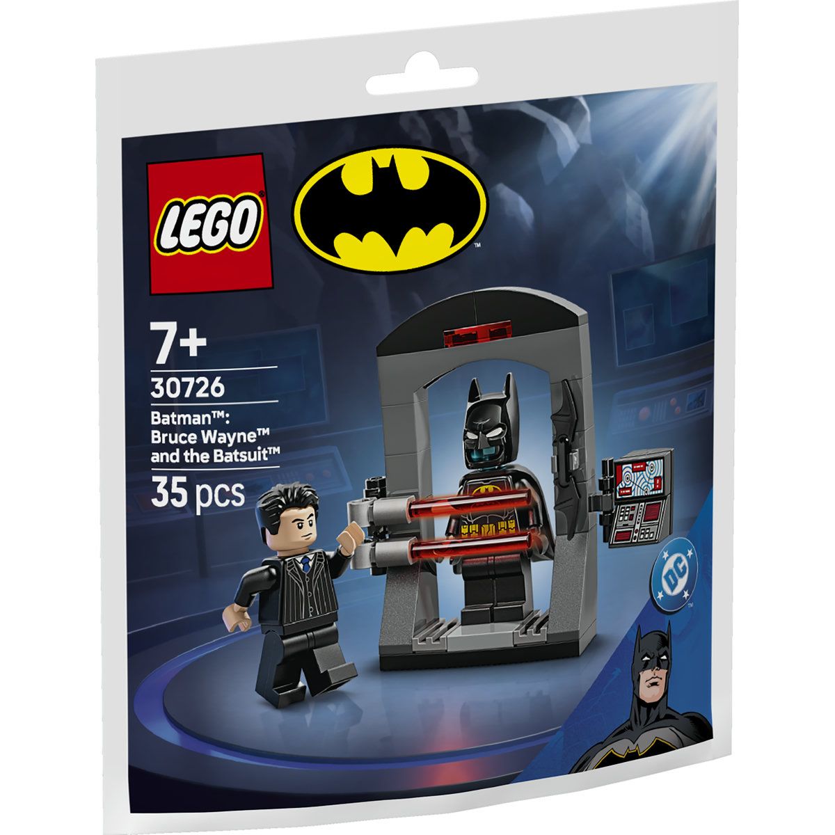 LEGO SUPER HEROES BATMAN BRUCE WAYNE SI BATCOSTUMUL 30726 - Imagine 1