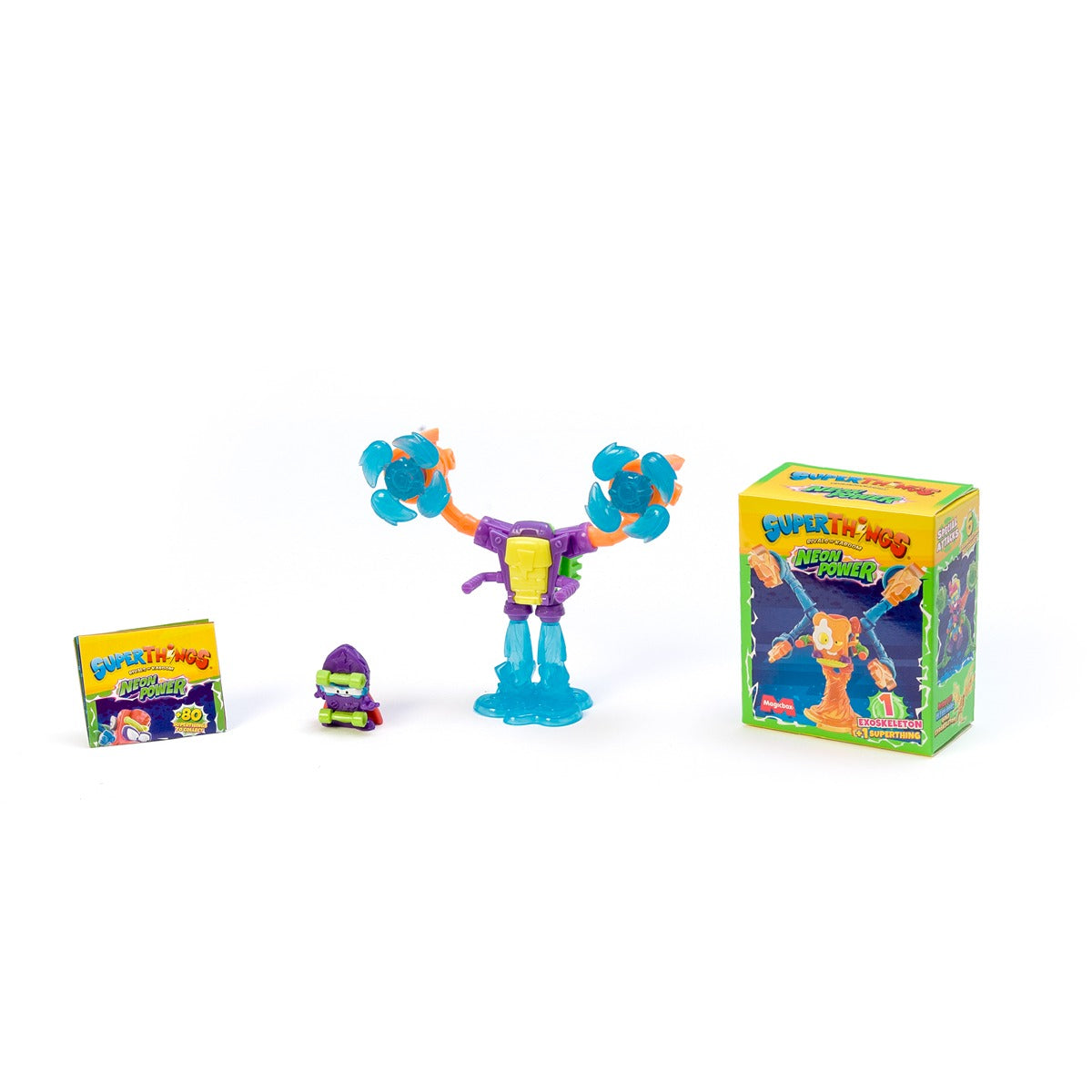 SUPERTHINGS Neon Power Exoskeleton, figurine, Diverse modele - Imagine 1 [ps:52baf62d-2e6c-439a-b1e6-f70724fe8615]