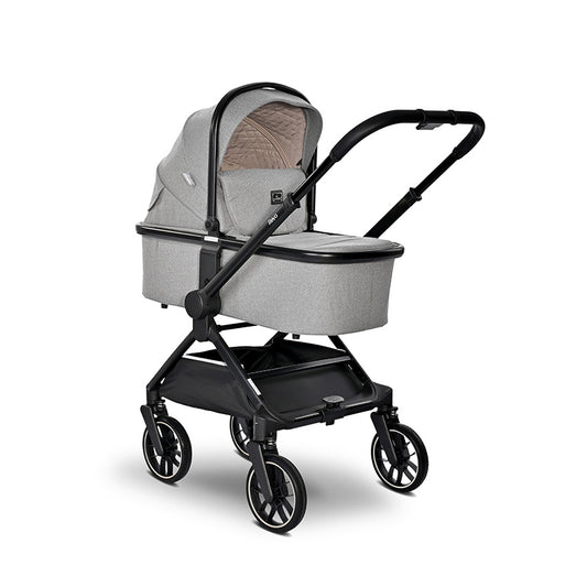 Cărucior Set 3 în 1 Lorelli Reya, Mâner Reversibil, Maro - Grey (1) [ps:83766e8f-23b1-4a0b-94b4-a0a3975e455a]