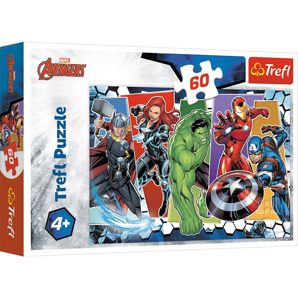 PUZZLE TREFL AVENGERS 60 INVINCIBILII - Imagine 1