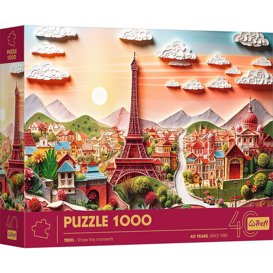 PUZZLE TREFL 1000 EDITIA ANIVERSARA 40 DE ANI 3D PARIS - Imagine 1 [ps:3faae2f3-c153-4a7b-8f87-e38ee1a23492]