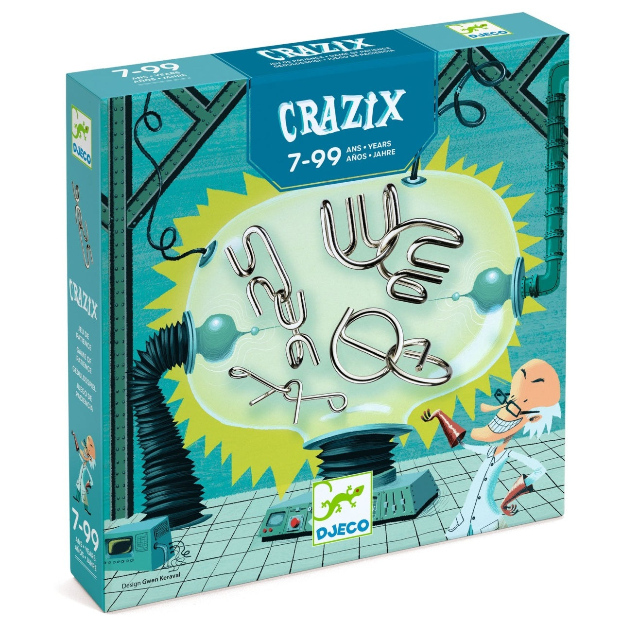 Joc de logica Crazix 6 jocuri metalice, Djeco - Imagine 1 [ps:841ce7ea-a69d-4725-9e1d-bd69345310fe]