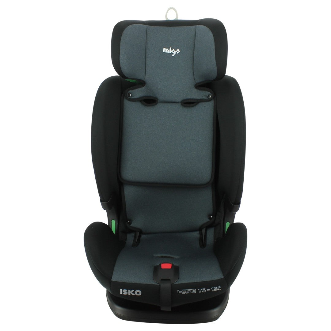 SCAUN AUTO MIGO ISKO, 76-150 CM, GREY TEAM TEX - Imagine 1 [ps:7916be08-702e-420a-a8a7-f1cb1f9fc545]
