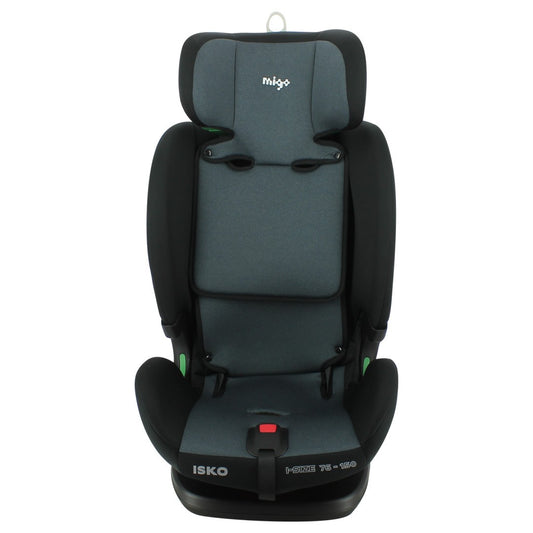 SCAUN AUTO MIGO ISKO, 76-150 CM, GREY TEAM TEX - Imagine 1 [ps:7916be08-702e-420a-a8a7-f1cb1f9fc545]