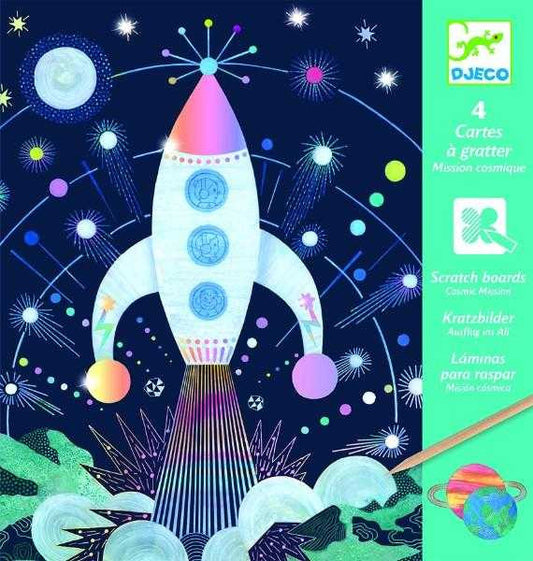 Joc creativ de razuit Cosmos, Djeco - Imagine 1 [ps:1d8e017d-be0e-40ea-9f12-427977c1e0fd]