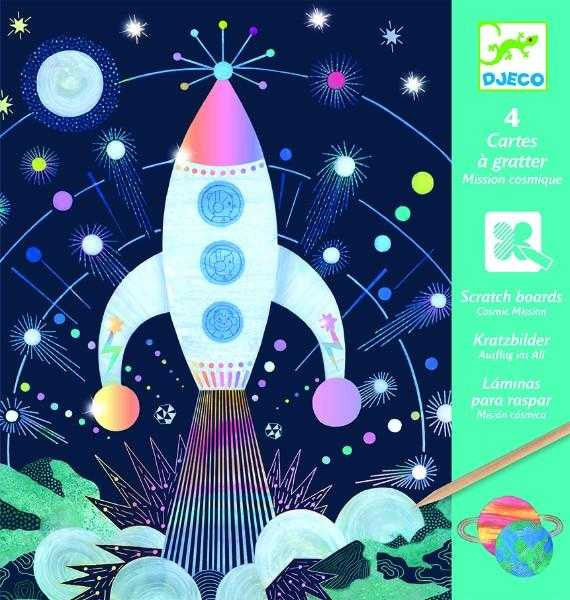 Joc creativ de razuit Cosmos, Djeco - Imagine 1 [ps:1d8e017d-be0e-40ea-9f12-427977c1e0fd]