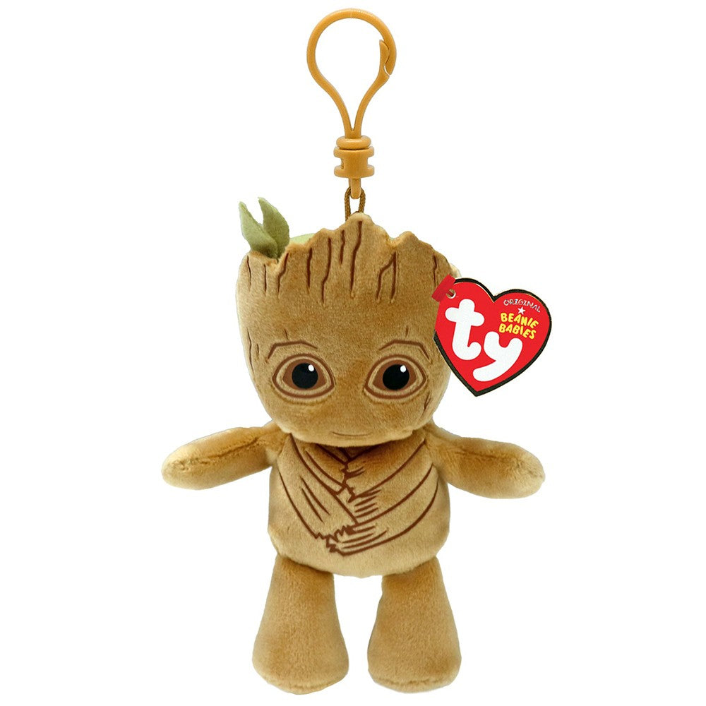 PLUS BRELOC TY 8.5CM BEANIE BABIES MARVEL GROOT - Imagine 1 [ps:73957712-cdef-423d-8812-eea1cd1d7197]