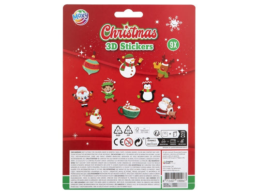 Set Autocolante 3D Steluțe Crăciun Moxy - Decorațiuni - Stelute Craciun (1) [ps:c911574c-13ae-4d41-b9a3-2f137a7403da]