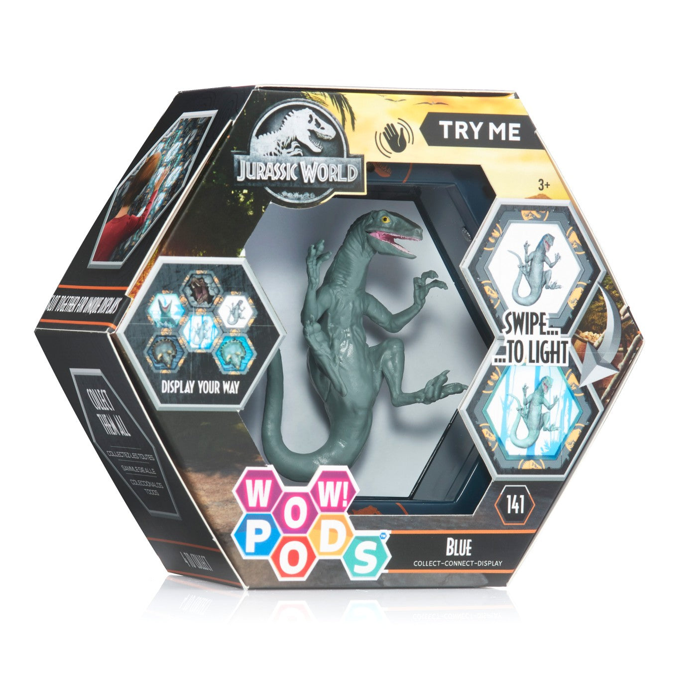 WOW! PODS - DINO BLUE SI CU EFECTE SONORE WOW! STUFF - Imagine 1 [ps:e53b2999-49af-4b10-b888-46226915602c]