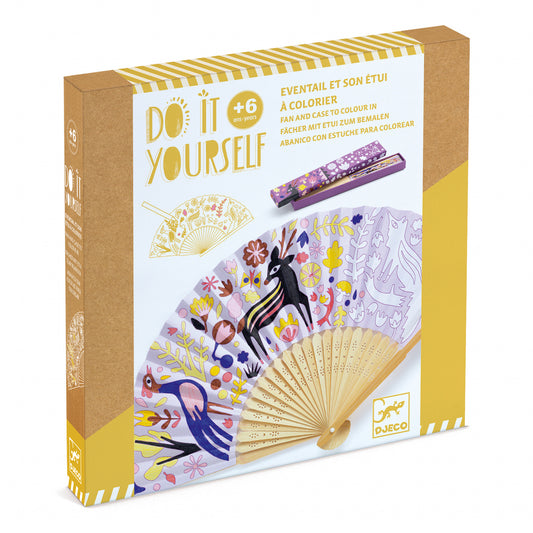 Joc creativ DIY Evantai Frumusetea padurii, Djeco - Imagine 1 [ps:58c9e641-2dfa-47b4-9ae6-90fd656d1b1e]