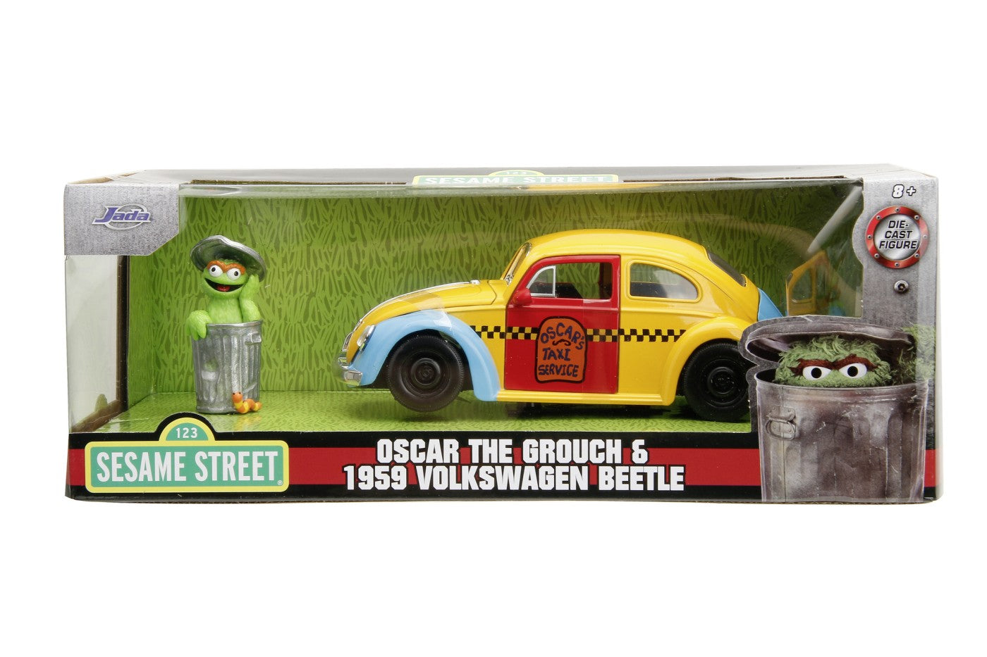 JADA MASINUTA METALICA SESAME STREET 1959 VW BEETLE - Imagine 1 [ps:87ed9f6c-c5fe-4dda-b6e7-ea61c7b636ac]
