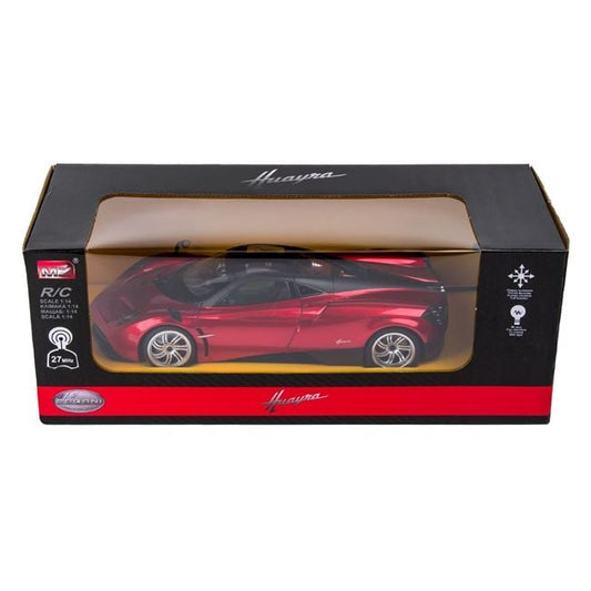 Mașină Huayra Sport Roșie și Neagră cu Telecomandă Jumbo - Masina Huayra Sport Rosie Neagra cu Telecomanda 1:14/27MHz (1) [ps:7a662848-9451-420b-ab33-0550637d5fa0]